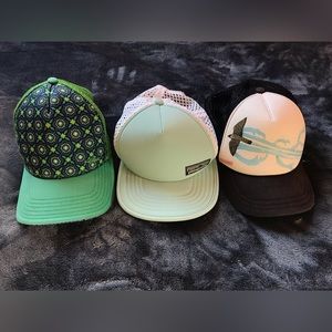 Patagonia and Prana Ballcaps